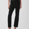 Crop-kickbroek met hoge taille van dubbel gebreid materiaal