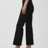 Crop-kickbroek met hoge taille van dubbel gebreid materiaal
