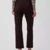 Crop-kickbroek met hoge taille van dubbel gebreid materiaal