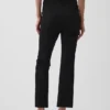 Crop-kickbroek met hoge taille van dubbel gebreid materiaal
