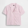 Crop-pyjamashemd van popeline