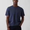 Crop-T-shirt voor volwassenen van zwaar katoen