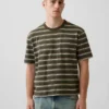 Crop-T-shirt voor volwassenen van zwaar katoen