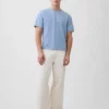 Crop-T-shirt voor volwassenen van zwaar katoen
