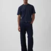 Crop-T-shirt voor volwassenen van zwaar katoen
