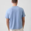 Crop-T-shirt voor volwassenen van zwaar katoen