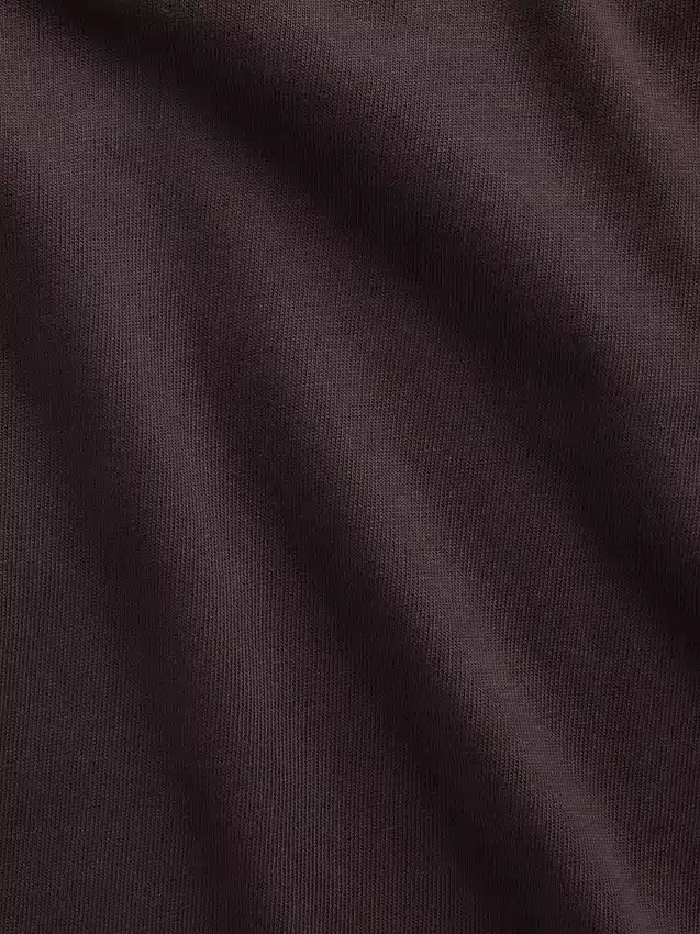 Crop-T-shirt voor volwassenen van zwaar katoen
