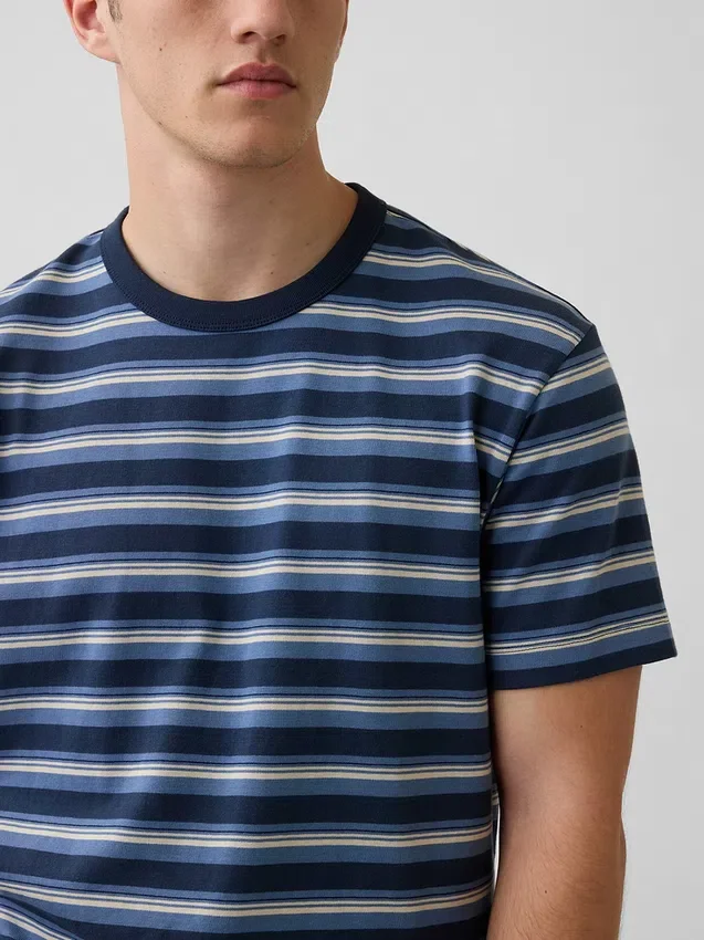 Crop-T-shirt voor volwassenen van zwaar katoen