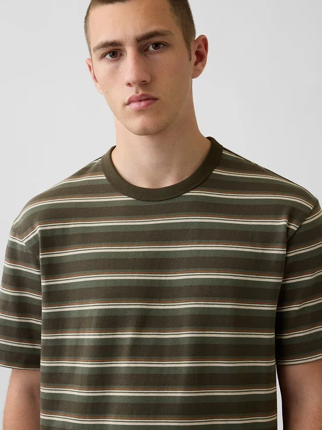 Crop-T-shirt voor volwassenen van zwaar katoen