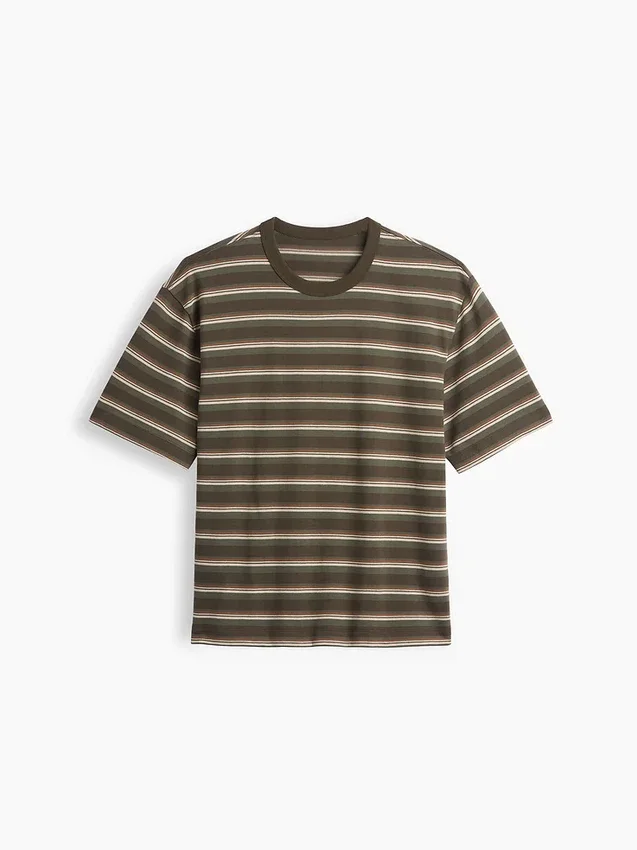 Crop-T-shirt voor volwassenen van zwaar katoen