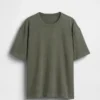 Crop-T-shirt voor volwassenen van zwaar katoen
