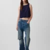 Crop-top met oogjes