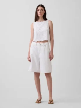 Crop-top met oogjes
