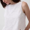Crop-top met oogjes