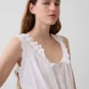 Crop-top met peplum en strik aan de voorkant