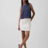 Crop-top van linnenmix