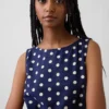 Crop-top van linnenmix