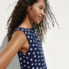 Crop-top van linnenmix