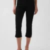 Cropped capri-Jeans met hoge taille