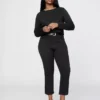 Cropped capri-Jeans met hoge taille