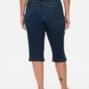 Cropped capri-Jeans met hoge taille