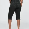 Cropped capri-Jeans met hoge taille