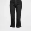 Cropped capri-Jeans met hoge taille