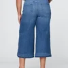 Culotte-Jeans met hoge taille