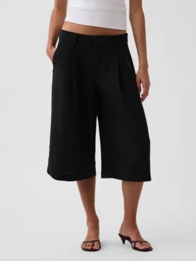 Culotte met lage taille als broek