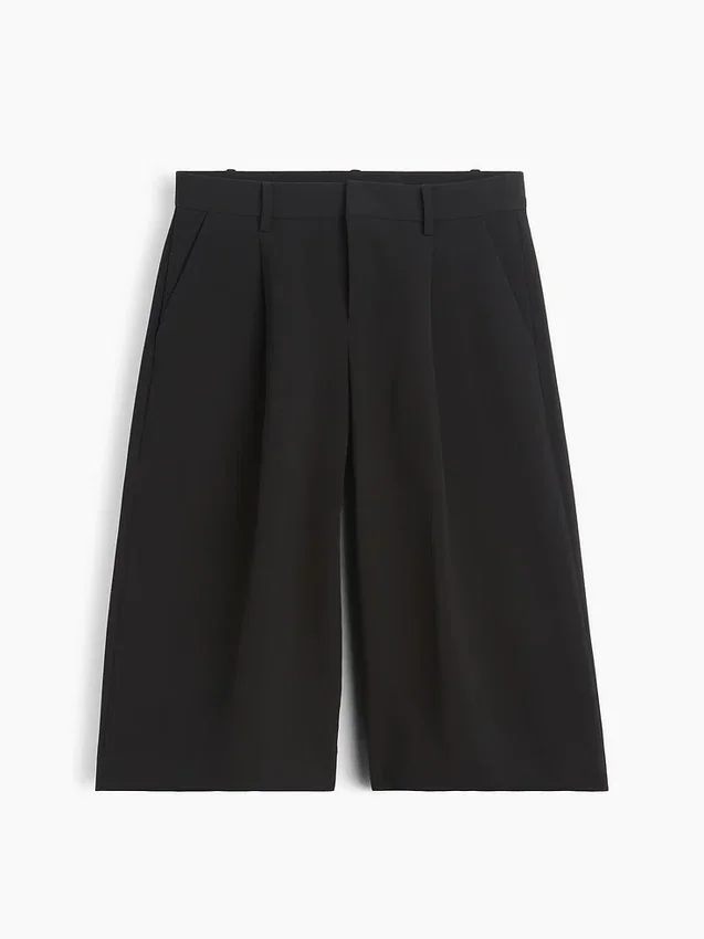 Culotte met lage taille als broek
