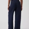 Curvy 365 hooggetailleerde broek met plooien