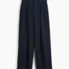 Curvy 365 hooggetailleerde broek met plooien