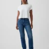 Curvy High Rise '90s Slim Straight-Jeans