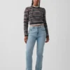 Curvy High Rise '90s Slim Straight-Jeans