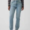 Curvy High Rise '90s Slim Straight-Jeans