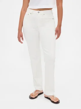 Curvy High Rise ’90s Slim Straight-Jeans