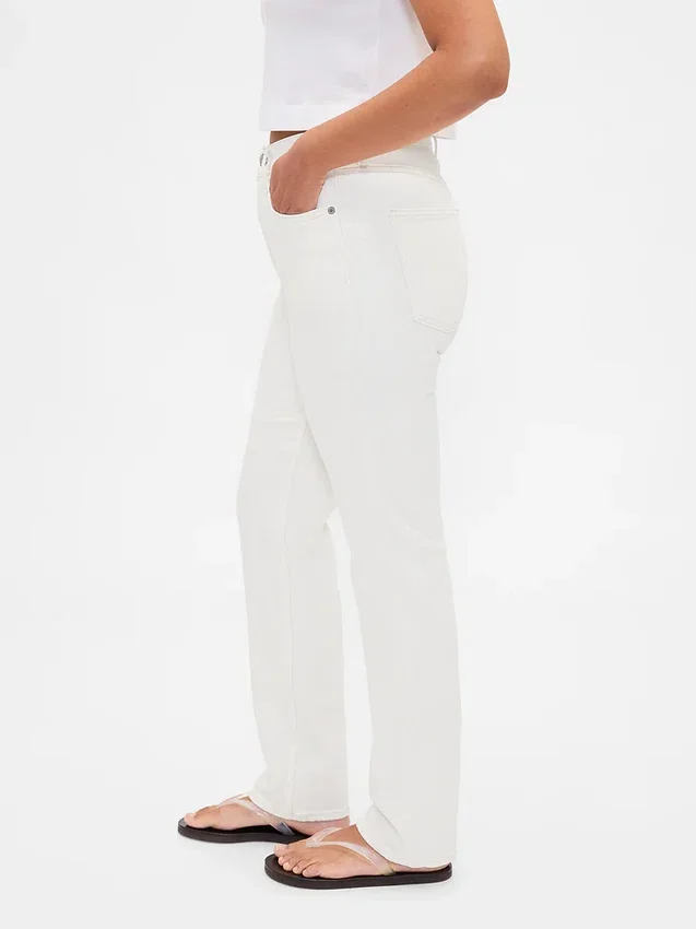 Curvy High Rise '90s Slim Straight-Jeans
