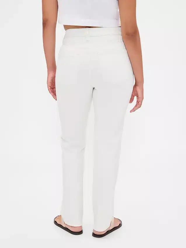 Curvy High Rise '90s Slim Straight-Jeans