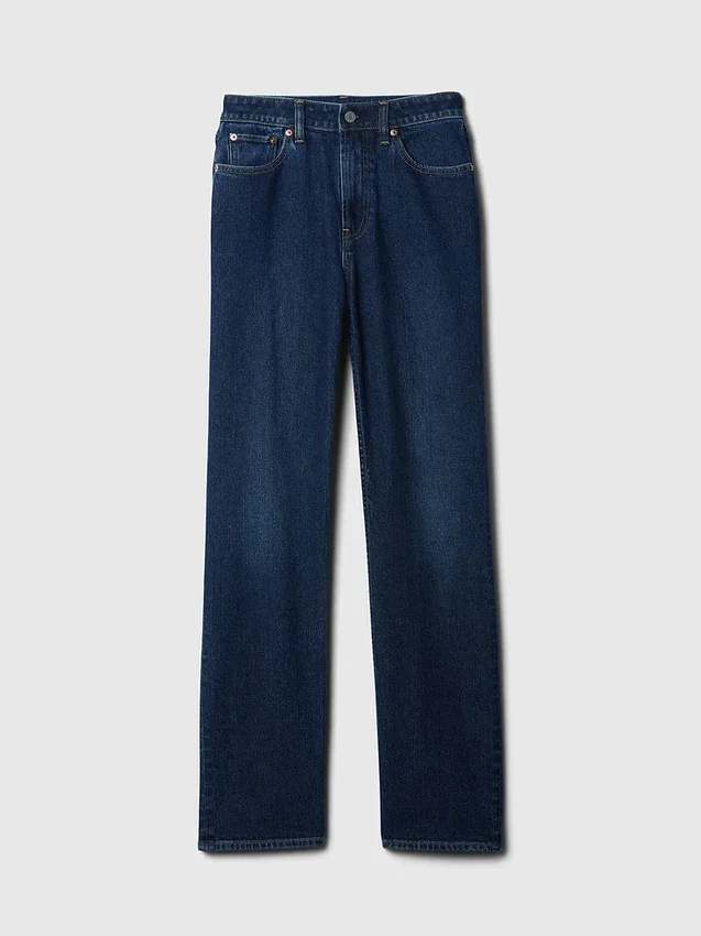 Curvy High Rise '90s Slim Straight-Jeans