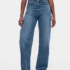 Curvy High Rise Barrel-Jeans