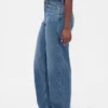 Curvy High Rise Barrel-Jeans