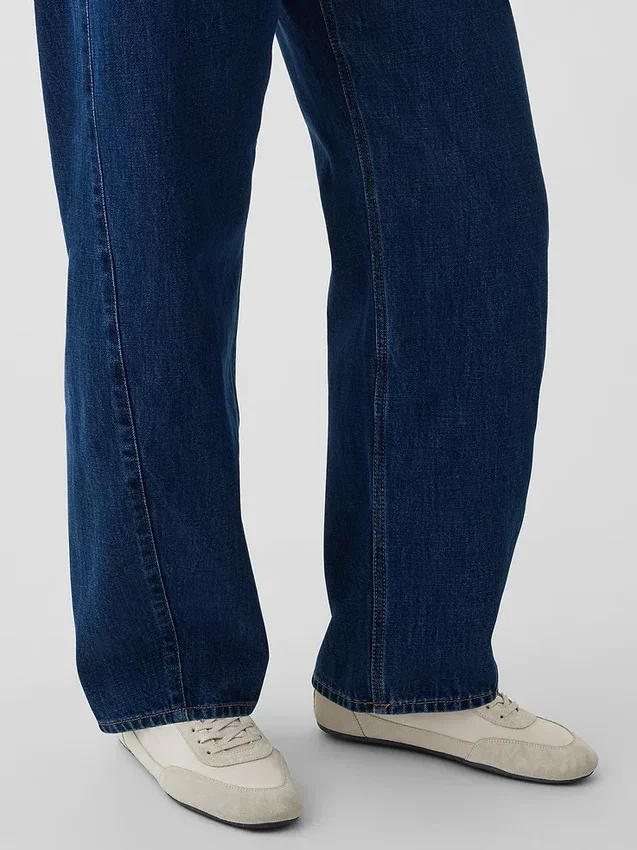 Curvy High Rise Barrel-Jeans