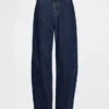 Curvy High Rise Barrel-Jeans