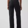 Curvy jeans met hoge taille en wijde pijpen