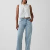 Curvy lage taille '90s losse Jeans