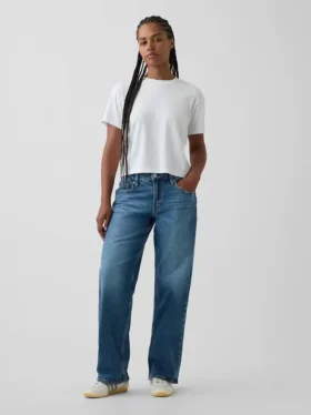 Curvy lage taille '90s losse Jeans