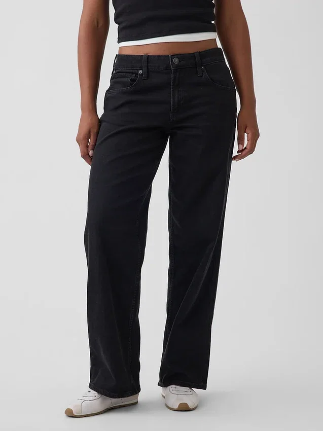 Curvy lage taille '90s losse Jeans