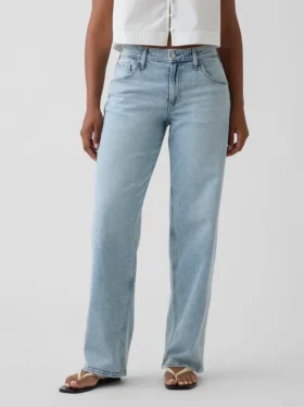 Curvy lage taille ’90s losse Jeans