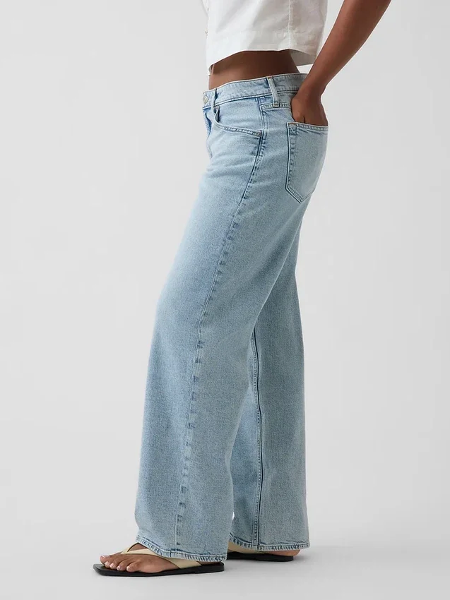 Curvy lage taille '90s losse Jeans