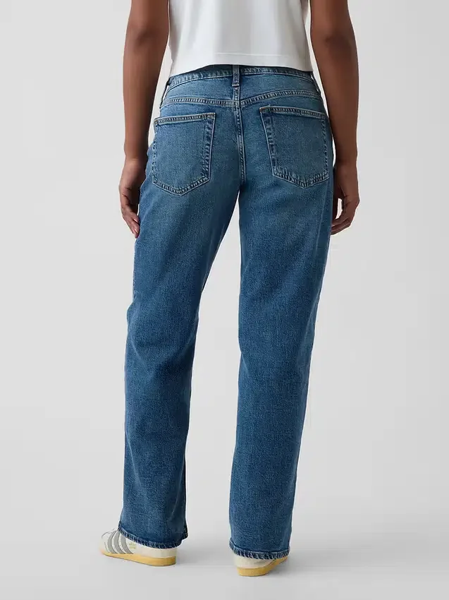Curvy lage taille '90s losse Jeans